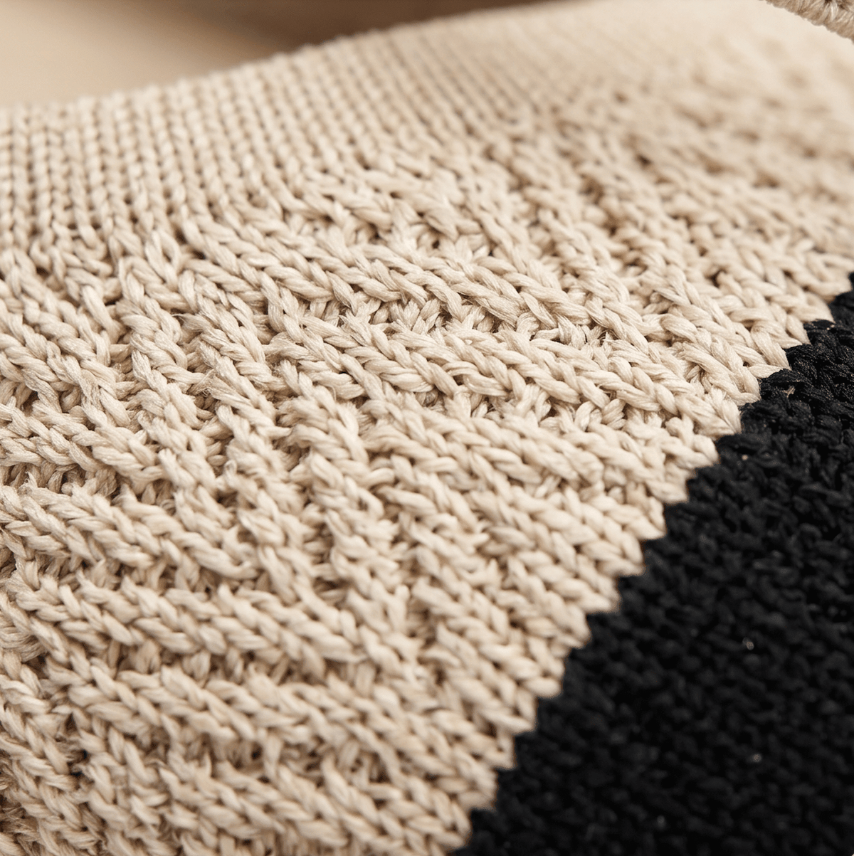 ALBA Contraste — Two-Tone Knit Slingback Flats