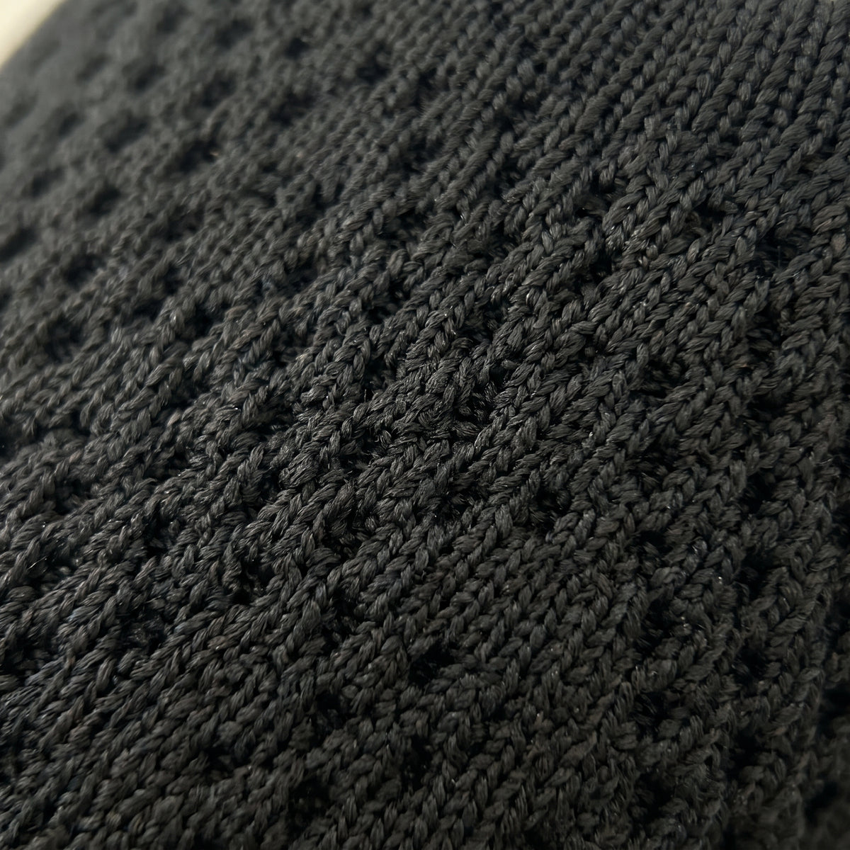 ALBA Minuit — Black Knit Slingback Flats
