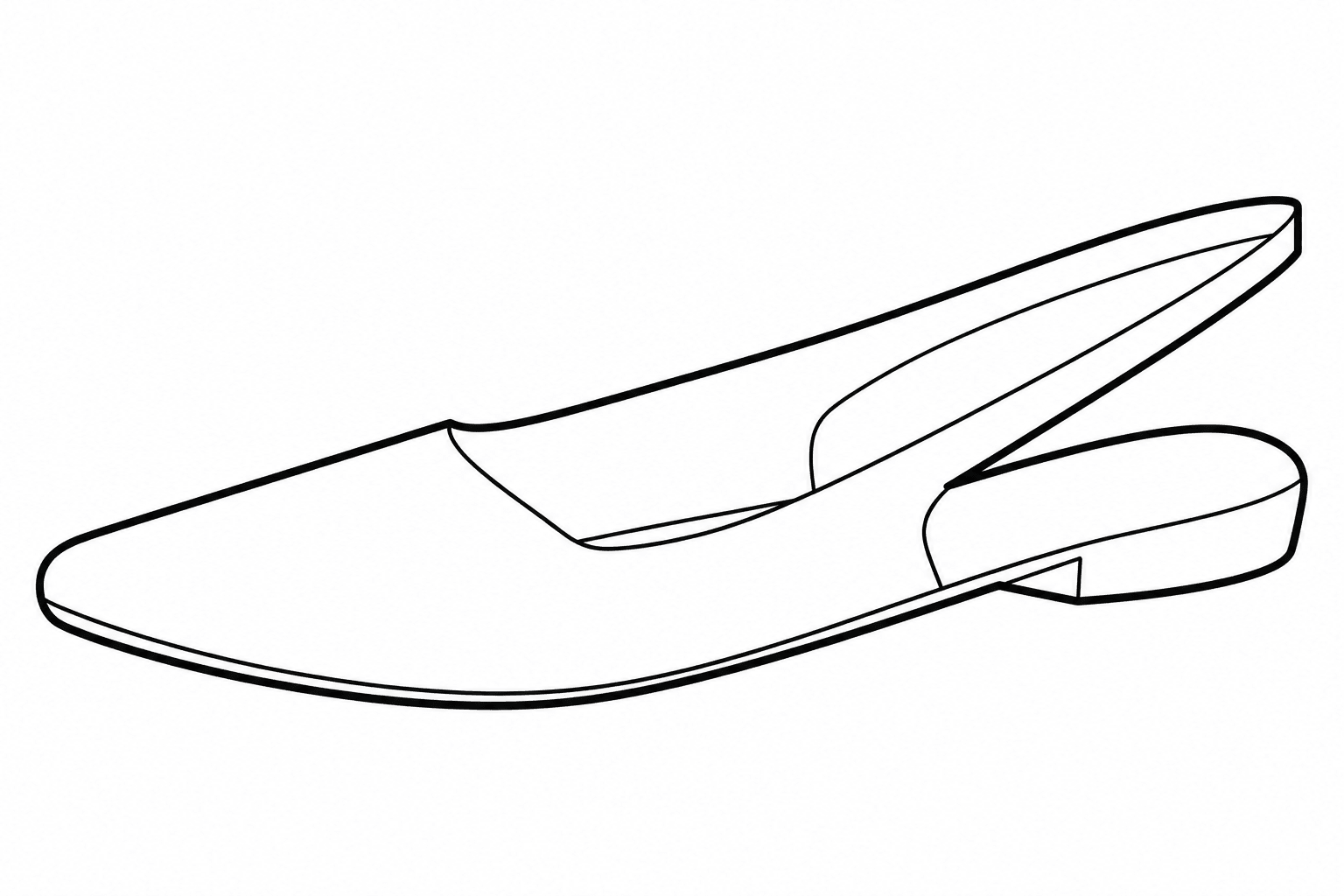 Classic flat shoe